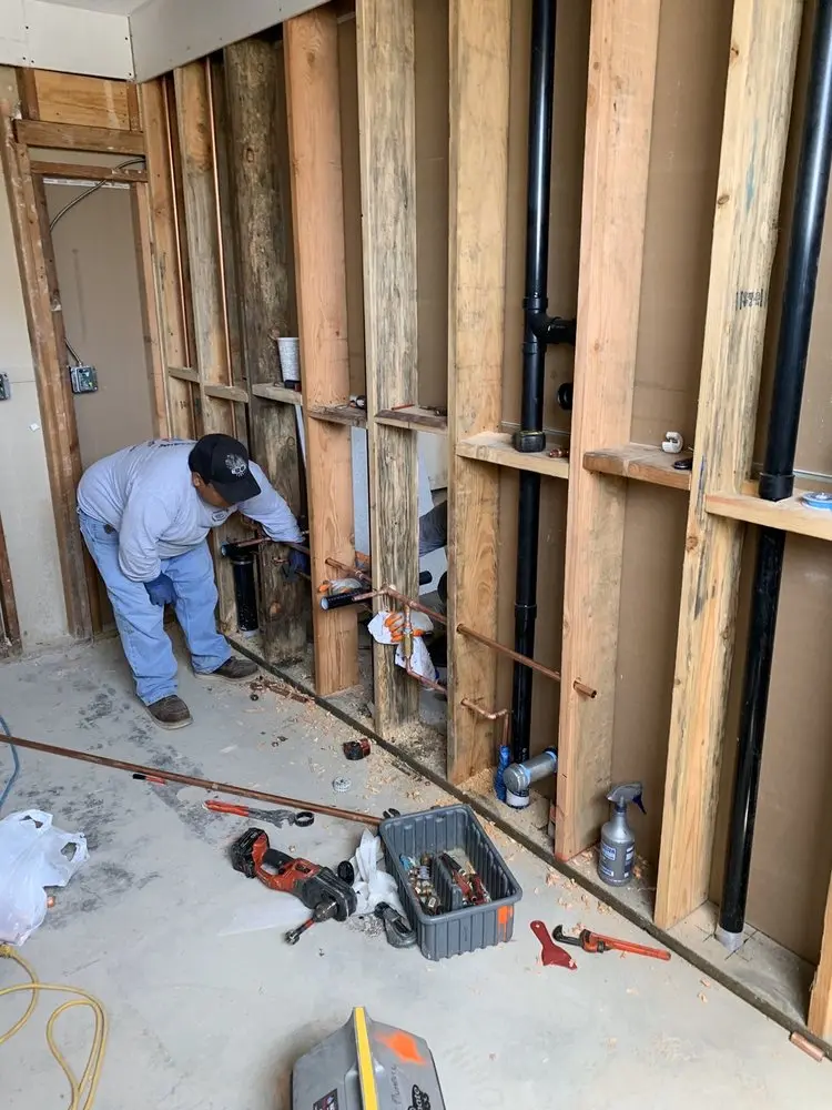 Commercial rough-in plumbing for Water Heater Replacement in Salinas
